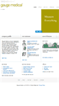 Mobile Screenshot of gaugemedical.com